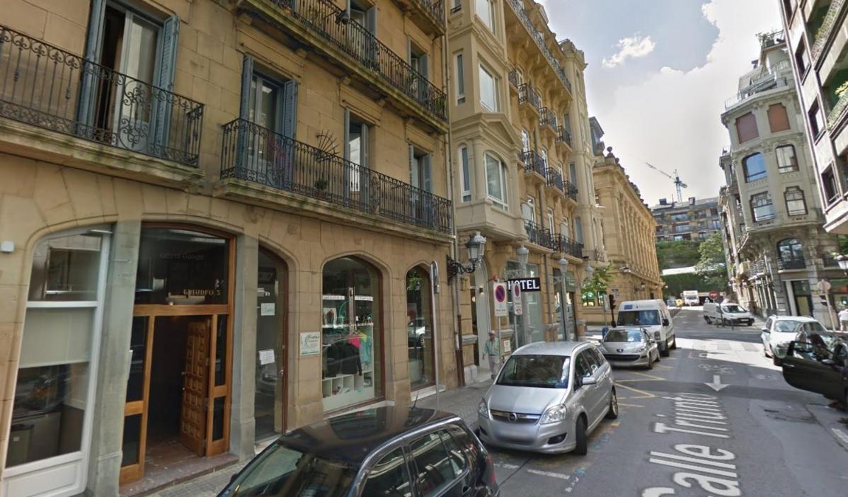 Apartamento Amplio Y Central A Pie De Playa La Concha 圣塞瓦斯蒂安 外观 照片